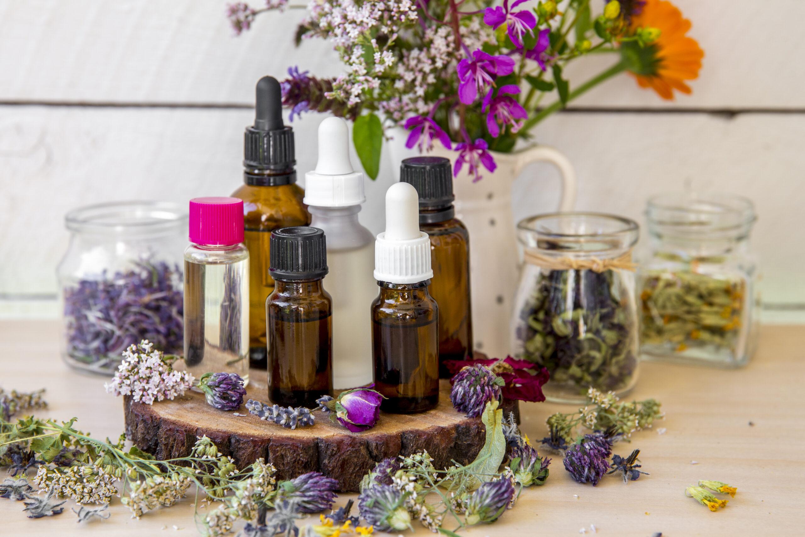 flesjes met tinctuur